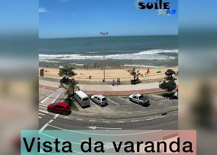 Suite Mar 210 - Economica E Compacta - Praia Do Morro - Predio Frente Mar Com Elevador, Atravessou A Avenida, Ja Esta Na Praia - Garagem - Internet