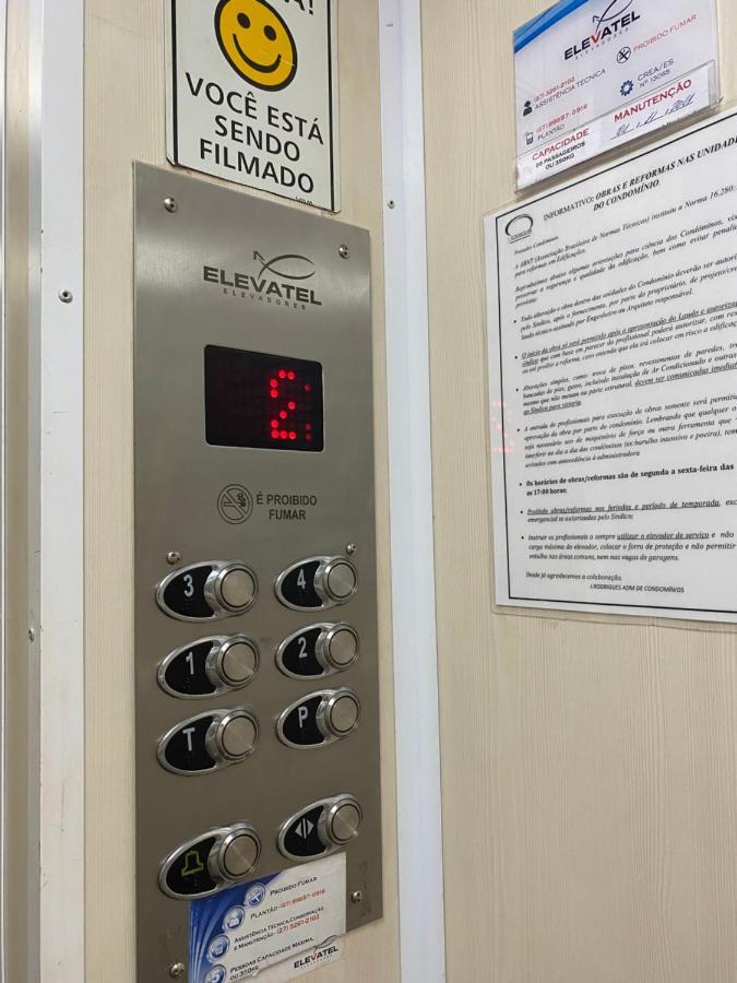 Apartment Mar: Beachfront Compact Economy With Elevator Guarapari